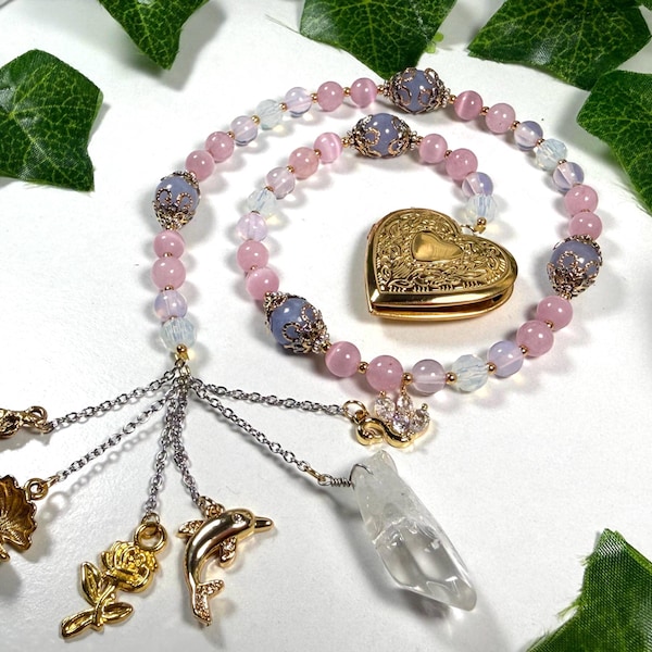 Aphrodite Prayer Beads: 18k Gold plated, Greek Goddess, Greek Mythology Jewelry