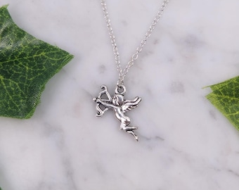 Eros necklace, cupid, greek god of love, greek mythology, hellenic