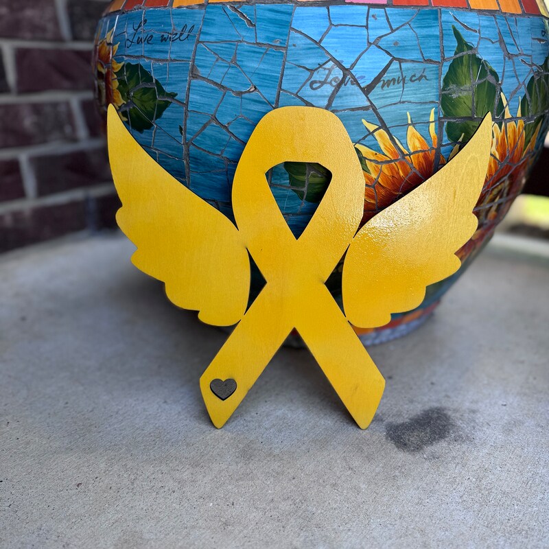 Cancer Ribbon Wreath - Etsy