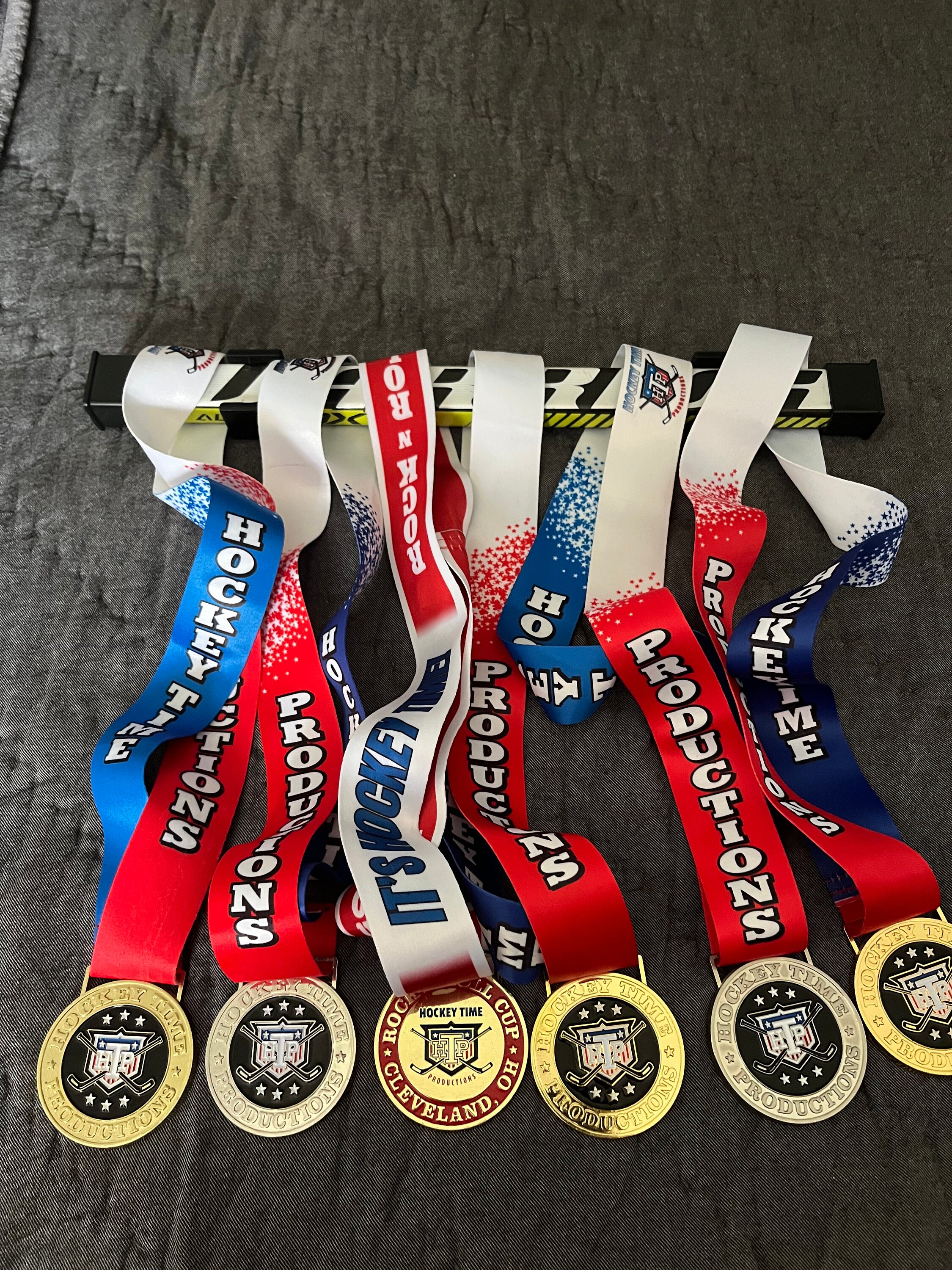 Hockey Stick Medal Hanger Holder Display Rack Game Used Etsy