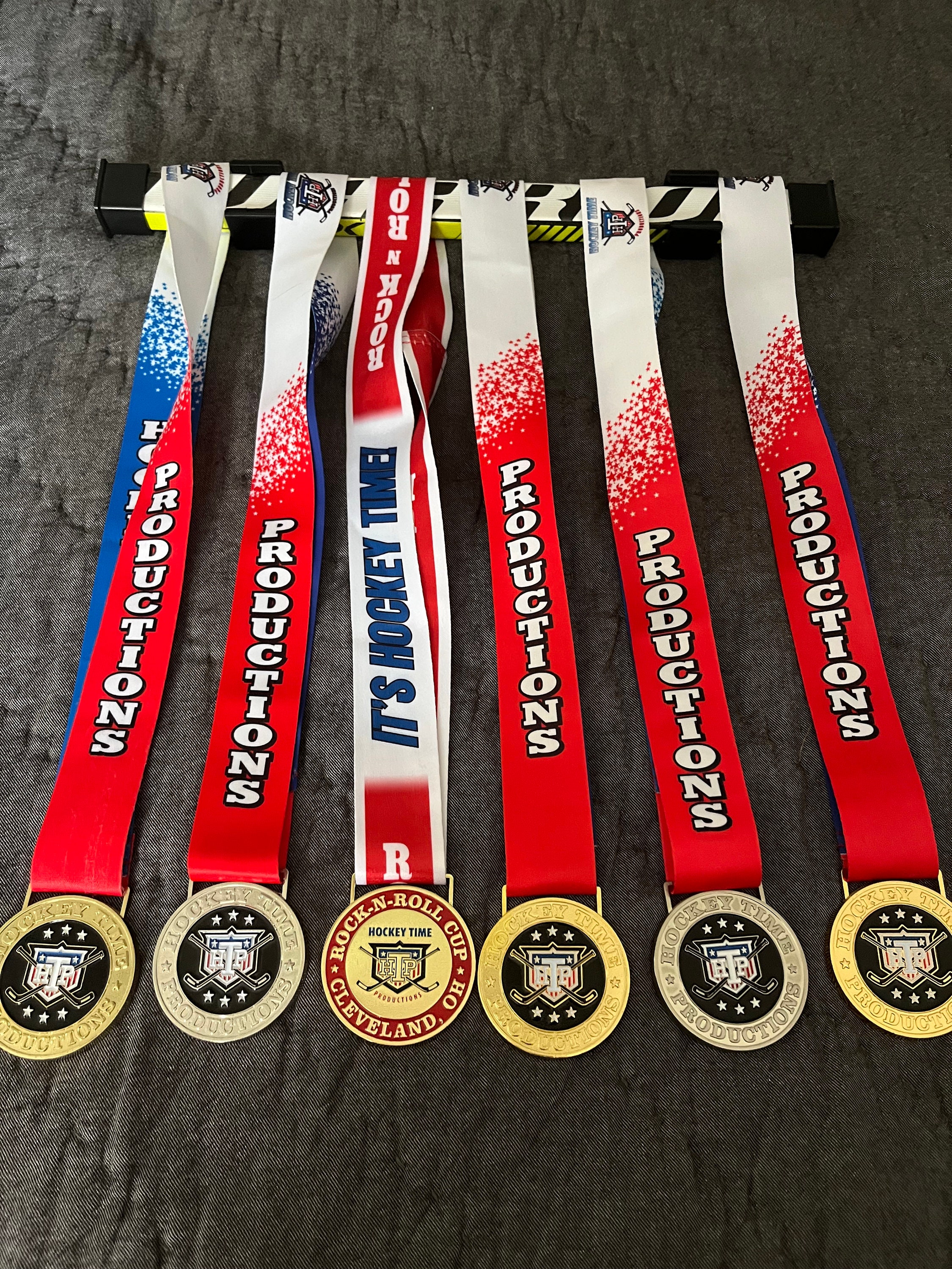 Hockey Stick Medal Hanger Holder Display Rack Game Used Etsy