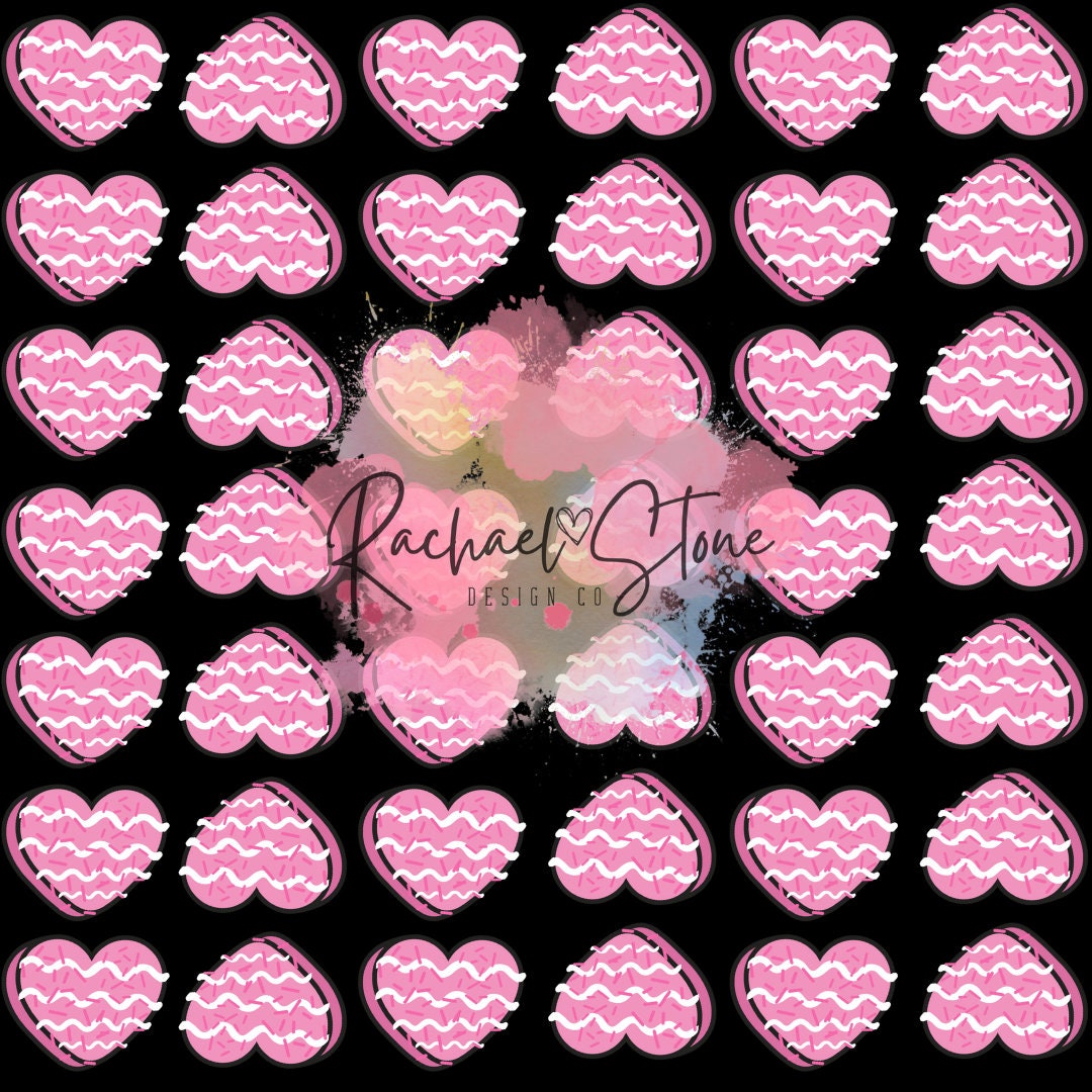 Tiny Cakes Valentines Digital Seamless Paper File Design - Etsy