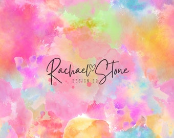 Tie Dye Bright, Pastel, Bright, Rainbow, Fabric Print, Digital Seamless Paper File Design