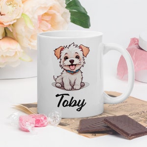 Bob tail kundenspezifische Becher Geschenke für Hundeliebhaber kundenspezifische Hundebecher Kaffeetasse personifizierte Haustierbecher Hundemama tasse personifizierte Karikaturporträt-Hundeliebhaber