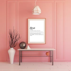 Affiche Sarcastique “Retraite” – 定義 Drôle à Imprimer – Humor Travail & Salariat – Fichier PDF A4 Digital – Déco Télétravail