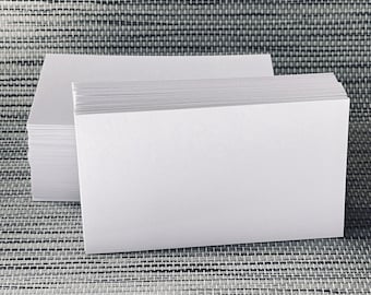200 Blank Business Cards 2x3.5 in White Smooth Thick Cardstock 100 lb 270 gsm