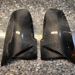 REAL Carbon Fiber M Style Mirror Caps BMW F20 F30 F31 F32 F36 335i 328i 340i 440
