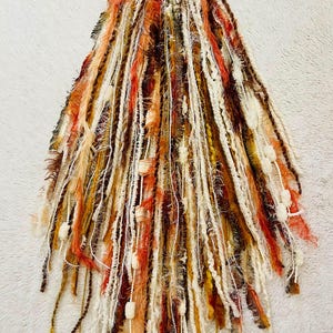 Dreadlocks faits main sur bande élastique Accessoires cheveux bohèmes - Golden Drift LoxyDread