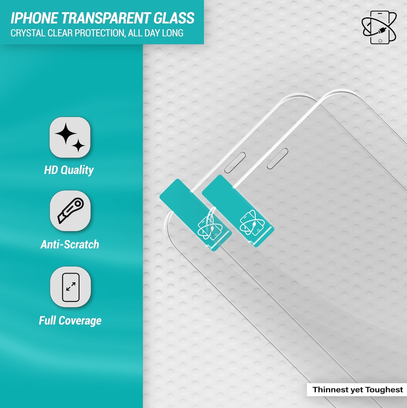 iPhone 15 14 13 12 11 Pro Max Plus X XR XS Tempered Glass Screen Protector 100% Genuine image 2