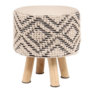 Kavin Round Upholstered Stool