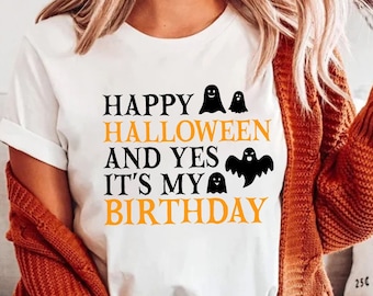 Halloween Birthday Shirt, Birthday Witch Shirt, Birthday Ghoul Shirt, Halloween Birthday Girl Shirt