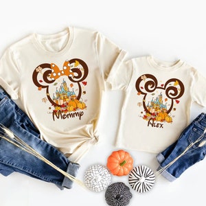 Disney Thanksgiving Shirt, Disney Fall Shirt, Magic Kingdom Fall Shirt, Disney Fall Castle Shirt, Family Matching Shirt, Halloween T-Shirt