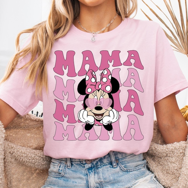 Disney Mama Shirt, Minnie Disney Mom Shirt, Minnie Mama Tee, Disney Mommy Birthday Shirt, Disney Family Trip Tee