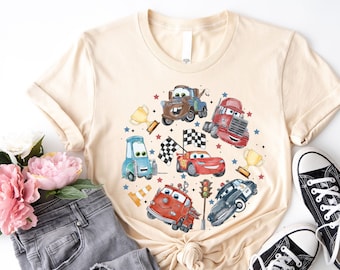 Autos Shirt, Lightning McQueen Shirt, Kinder Autos Shirt, Magic Kingdom Shirt, Familienausflug Shirt, Disneyland Cars Shirt, Disney World Shirt