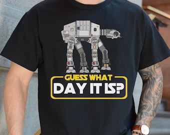 Raten Sie, welcher Tag es ist, Mai der 4. Shirt, lustiges Dad-Shirt, Galaxy's Edge-Shirt, Disney-Familienurlaub-T-Shirt, lustiges Star Wars-Shirt