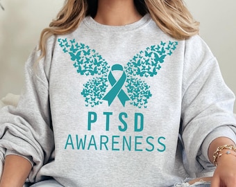 PTSD Awareness Shirt, PTSD Survivor Gifts, Warrior T Shirt, Post-Traumatic Stress Disorder, Mental Health Shirt, Anxiety Support Shirt