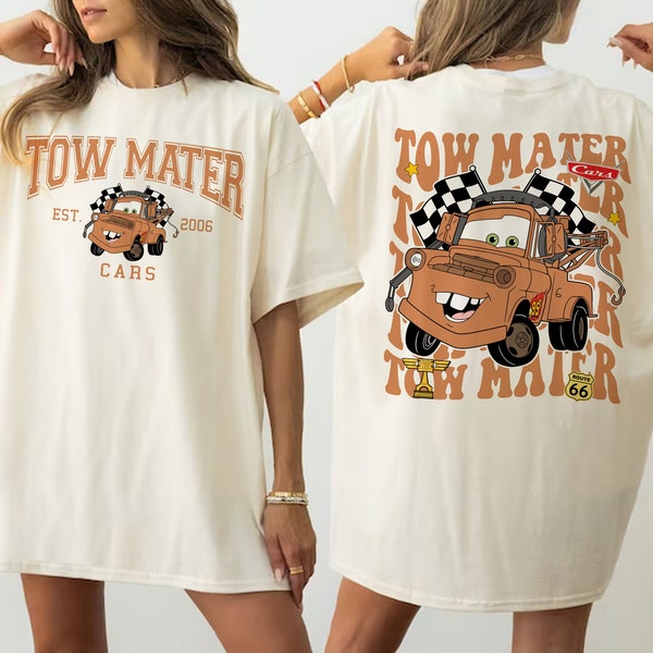 Tow Mater Cars Shirt, Radiator Springs Resident T-shirt, Piston Cup Shirt, Magic Kingdom Shirt, Racing Cars Fans Hoodie