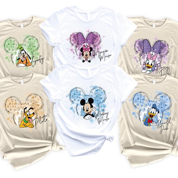 Mickey Mouse Shirt, Minnie Mouse Tee, Donald Duck Shirt, Daisy Duck Shirt, Goofy Dog Shirt, Pluto Dog Shirt, Disney Friends Sweatshirt