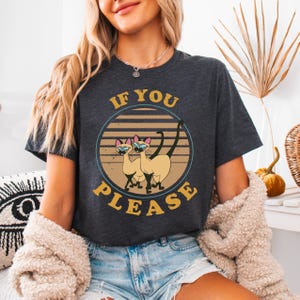 Retro Si and Am If You Please Shirt, Lady and The Tramp Shirt, Disneyland Disney World Family Vacation Tee, WDW Trip Outfits, Gift for Cats