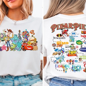 Disney Pixar Fest Characters T-shirt, Inside Out, Monster Inc, Toy Story Tee, Nemo, Pixar Pals Playtime Party, Disneyland Resort Family Trip
