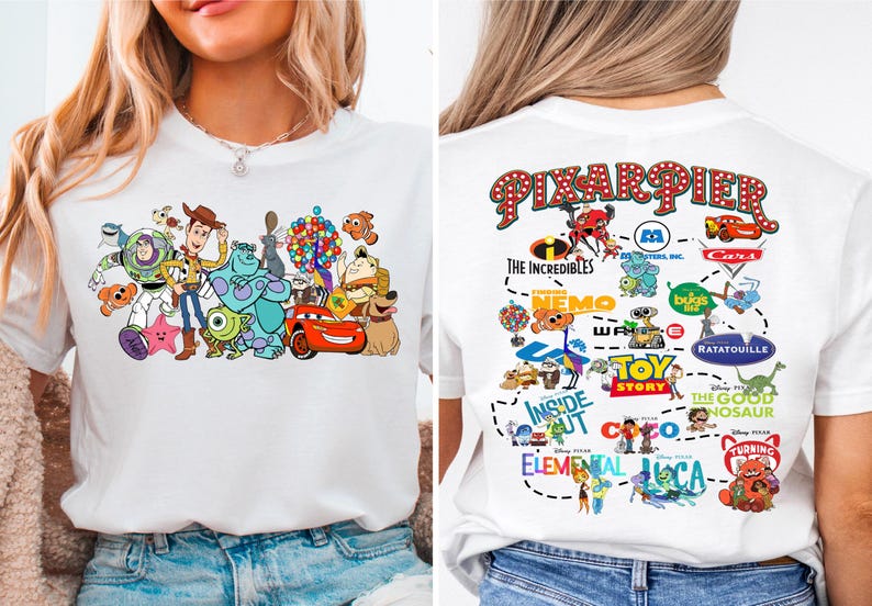 Disney Pixar Fest Characters T-shirt, Inside Out, Monster Inc, Toy Story Tee, Nemo, Pixar Pals Playtime Party, Disneyland Resort Family Trip