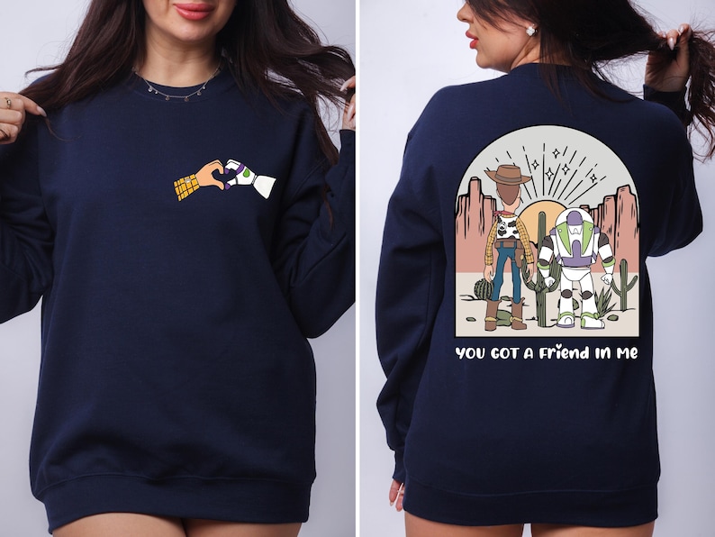 Disney Toy Story Buzz and Woody Shirt, You've Got a Friends In Me Shirt, Buzz Lightyear And Sheriff Woody Shirt, Disney Besties Trip Shirt