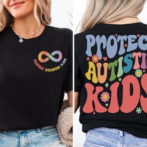 Protect Autistic Kids T-shirt, Autism Awareness Shirts, Neurodiversity Sweater, Everybody Communicates Differently Shirt, Autism Month Tee