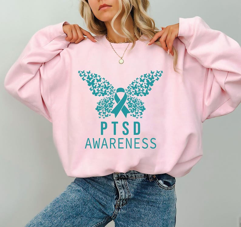 PTSD Awareness Shirt, PTSD Survivor Gifts, Warrior T Shirt, Post-Traumatic Stress Disorder, Mental Health Shirt, Anxiety Support Shirt image 3