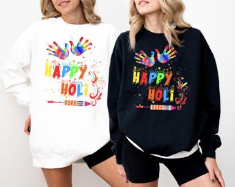 Holi Hai T-shirt, Hindu Festival of Colors Shirt, Holi India&#39;s Festival of Colors and Love Tee, Unisex Happy Holi Shirt, Hindu Festival Gift