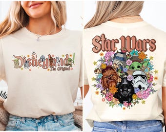 Star Wars Shirt, Darth Vader Shirt, Disney Star Wars Trip Shirt, Galaxy's Edge T-Shirt, Flower Festival Tee