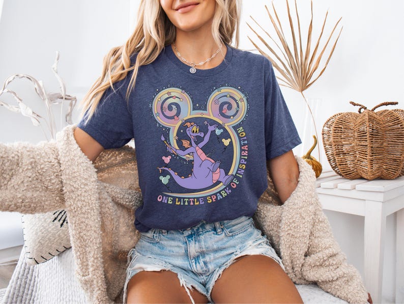 Disneyland lila Drachen-T-Shirt, Disney Figment Shirt, Magic Kingdom Shirt, lila Drache-T-Shirt, Walt Disney World Figment Sweatshirt Bild 6