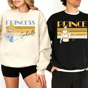 Disney Princess Aurora and Prince Phillip Couple Shirt, Disneyland Cinderella Charming Matching Shirt, Disneyland Princess Trip Shirt