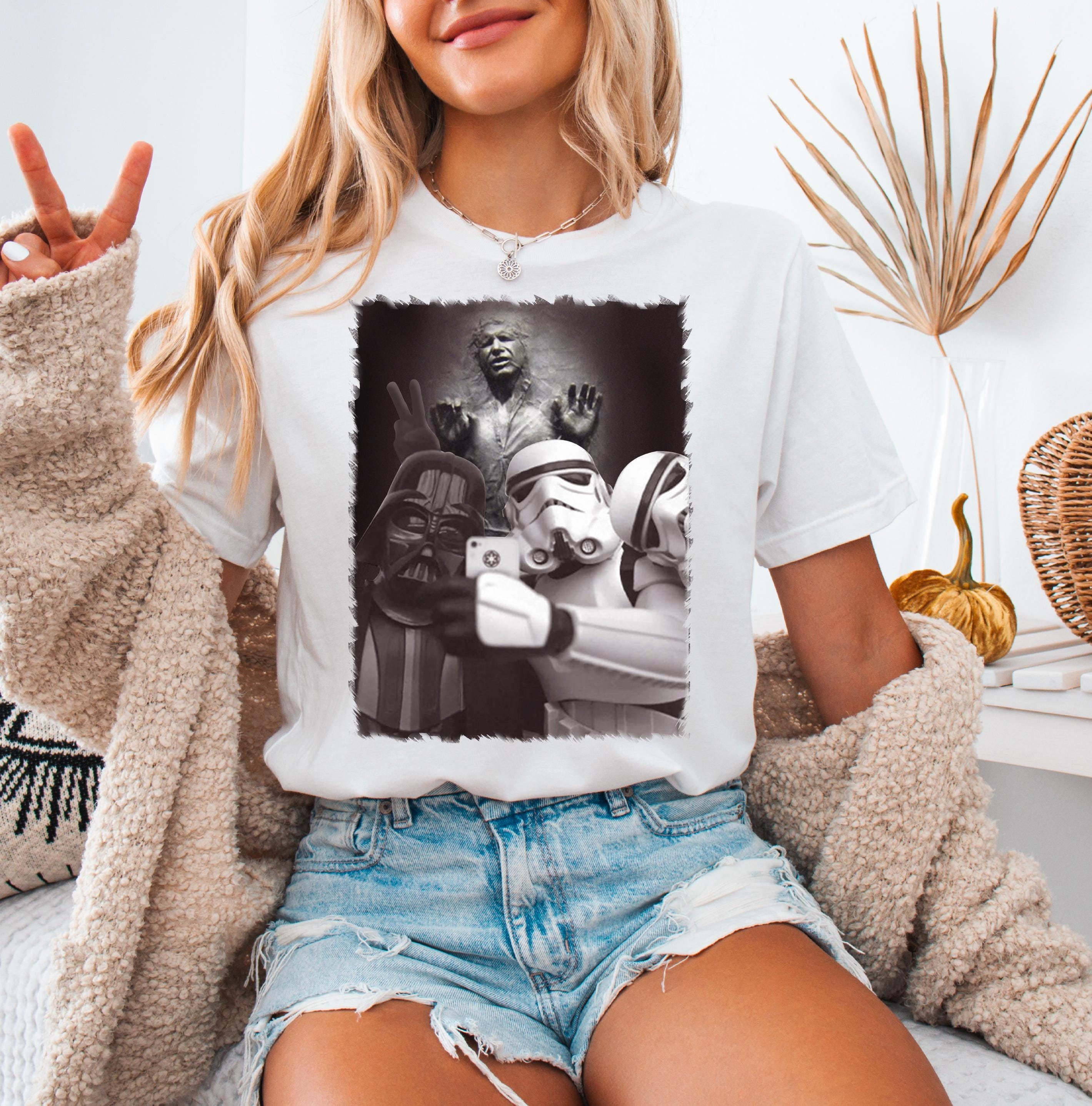 Storm Trooper Shirt, Darth Vader Selfie Sweatshirt, Han Solo