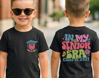 Abschluss-Shirt 2027, T-Shirt für Kinder zum Schulabschluss 2027, Schulabschluss-T-Shirt
