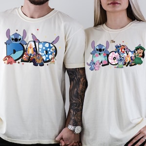 Disney Stitch Family Shirt, Custom Stitch Shirt, Disneyland Family Matching Shirt, Stitch Mama Shirt, Lilo Family Trip Shirt