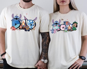 Disney Land Familie Shirt, Stitch Mama Shirt, Lilo Family Shirt, 100% Baumwolle