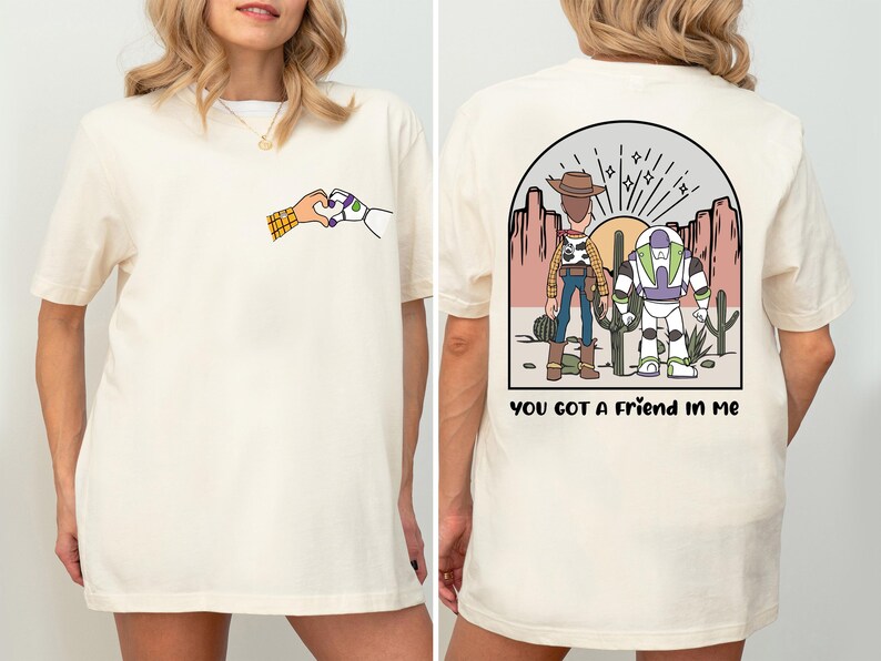Disney Toy Story Buzz and Woody Shirt, You've Got a Friends In Me Shirt, Buzz Lightyear And Sheriff Woody Shirt, Disney Besties Trip Shirt