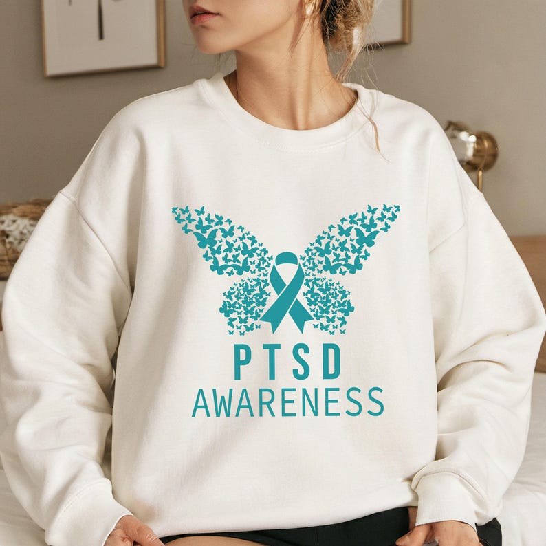 PTSD Awareness Shirt, PTSD Survivor Gifts, Warrior T Shirt, Post-Traumatic Stress Disorder, Mental Health Shirt, Anxiety Support Shirt image 2