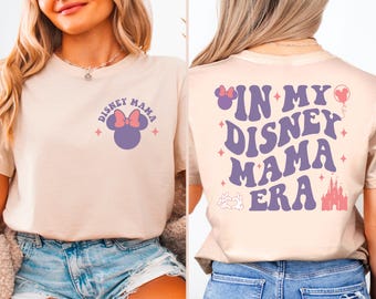 Disney Mama T-Shirt, In meinem Disney Mama Era Shirt, Minnie Maus Disney Mama T-Shirt, Disney Mama Geburtstag Shirt, Disney Familie Reise T-Shirt