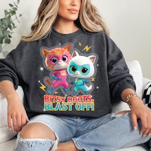 Supper Kitties Cats T-Shirt, Disneyland Kitties Shirt, Hero Cats Shirt, Cat Girls Shirt, Ginny Super Kitties Shirt