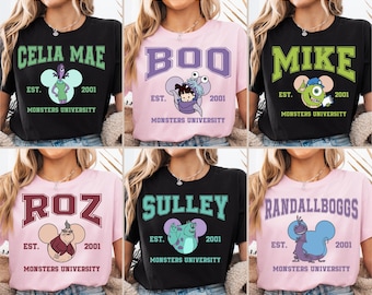 Disney Monster Shirt, Disney Mike Shirt, Sulley Shirt, Disneyland Family Trip Shirt, Monster University Tee, Disney Matching Shirts