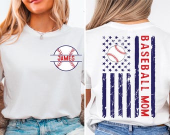 Camisetas de béisbol personalizadas para la familia, camiseta de béisbol para papá, camiseta de béisbol para mamá, camisetas de béisbol personalizadas, camiseta de béisbol para mamá, camiseta de béisbol para papá