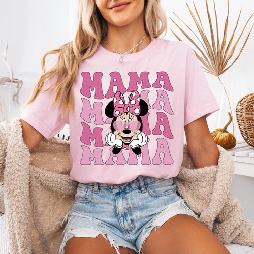Mama Shirt, Cute Mouse Inspired Mom Tee, Mommy Birthday Shirt, Family Trip Tee, Matching Mama Shirt