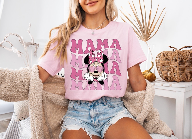 Disney Mama Shirt, Minnie Disney Mom Shirt, Minnie Mama Tee, Disney Mommy Birthday Shirt, Disney Family Trip Tee
