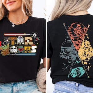 Disney Star Wars T-Shirt, Darth Vader Tee, Galaxy's Edge Shirt, Disneyland Family Vacation Tee, Death Star Tee, Star Wars Stormtrooper Shirt