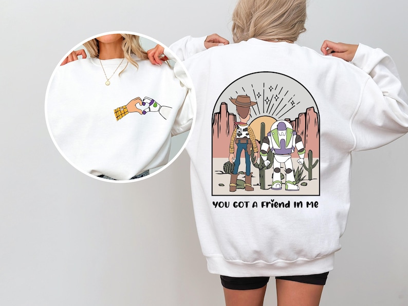 Disney Toy Story Buzz and Woody Shirt, You've Got a Friends In Me Shirt, Buzz Lightyear And Sheriff Woody Shirt, Disney Besties Trip Shirt
