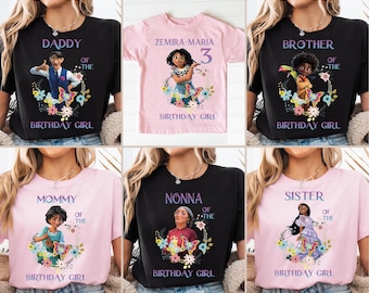 Encanto Mirabel Birthday Shirt, Disney Birthday Girl Shirt, Mirabel Family Birthday Shirt, Personalized Name Age Shirt, Disney Birthday Tee