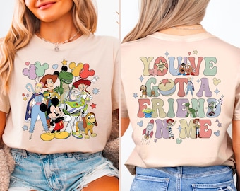 You've Got A Friend In Me Shirt, Disney Toy Story Shirt, Disney Trip Shirt, Disney Friends T-Shirt, Toy Story Characters Shirt, Best Friends