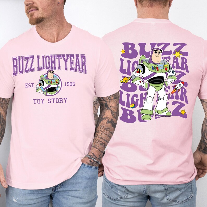Buzz Lightjahre Est 1995 Toy Story Shirt, Disneyland Shirt, Toy Story Film Shirt, Infinity und darüber hinaus Shirt, Disney Trip Shirt, Familienausflug Bild 7