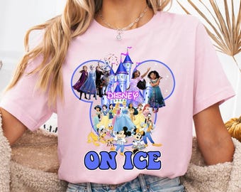 Disney On Ice Shirt, Disney Family Shirts, Disney Vacation Shirt, Disney Epcot Shirt, Princess On Ice Shirt, Disneyland Shirt GV78